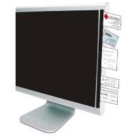 Infoline die Notizzettel Klemmleiste für den PC Monitor